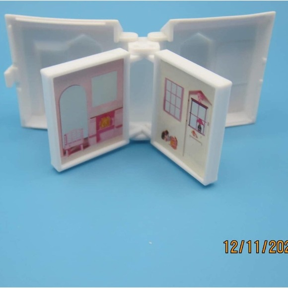 Vintage Kelly Changing Table Barbie Mattel Purple Toy Teddy Bear - Picture 9 of 15